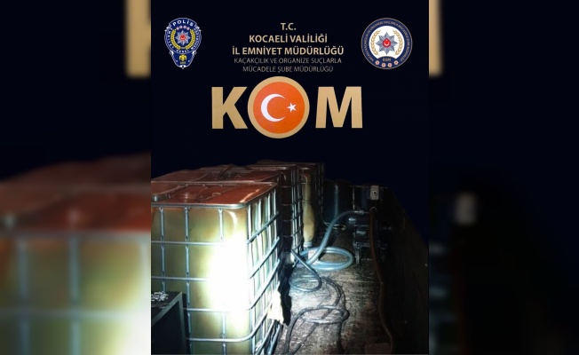 Kocaeli'de 3 ton kaçak akaryakıt ele geçirildi