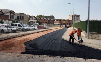 Bursa Osmangazi'de altyapı sonrası üstyapı çalışmalarına devam