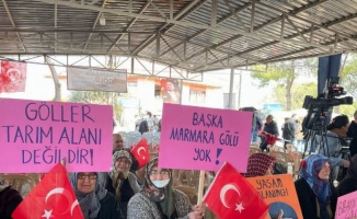 "Marmara Gölü Yaşasın!" çağrısı 