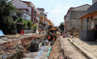 Kartepe’de yağmursuyu hattı sevinci