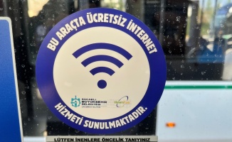 Büyükşehir’den ulaşımda ücretsiz Wi-Fi hizmeti