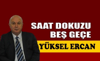 Saat dokuzu beş geçe