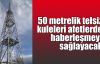  50 metrelik telsiz kuleleri afetlerde haberleşmeyi sağlayacak