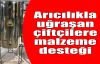 Arıcılıkla uğraşan çiftçilere malzeme desteği