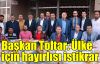   Başkan Toltar: Ülke için hayırlısı istikrar