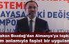 Bozdağ'dan Almanya'ya tepki: Tam anlamıyla faşist bir uygulama