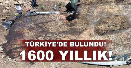   Türkiye'de bulundu!.. 1600 yıllık!