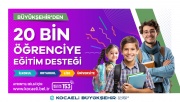 Büyükşehir’den 20 bin öğrenciye eğitim desteği