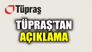 TÜPRAŞ’tan açıklama