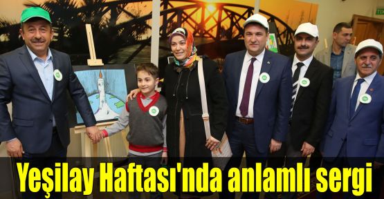  Yeşilay Haftası'nda anlamlı sergi 