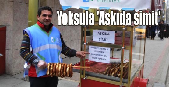  Yoksula 'Askıda simit'