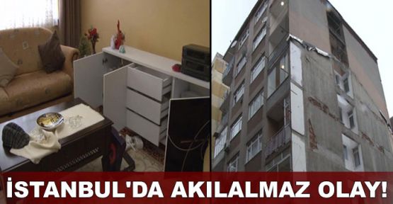 Zabıtanın mühürleyip boşalttığı binadaki 11 dairenin tamamı soyuldu